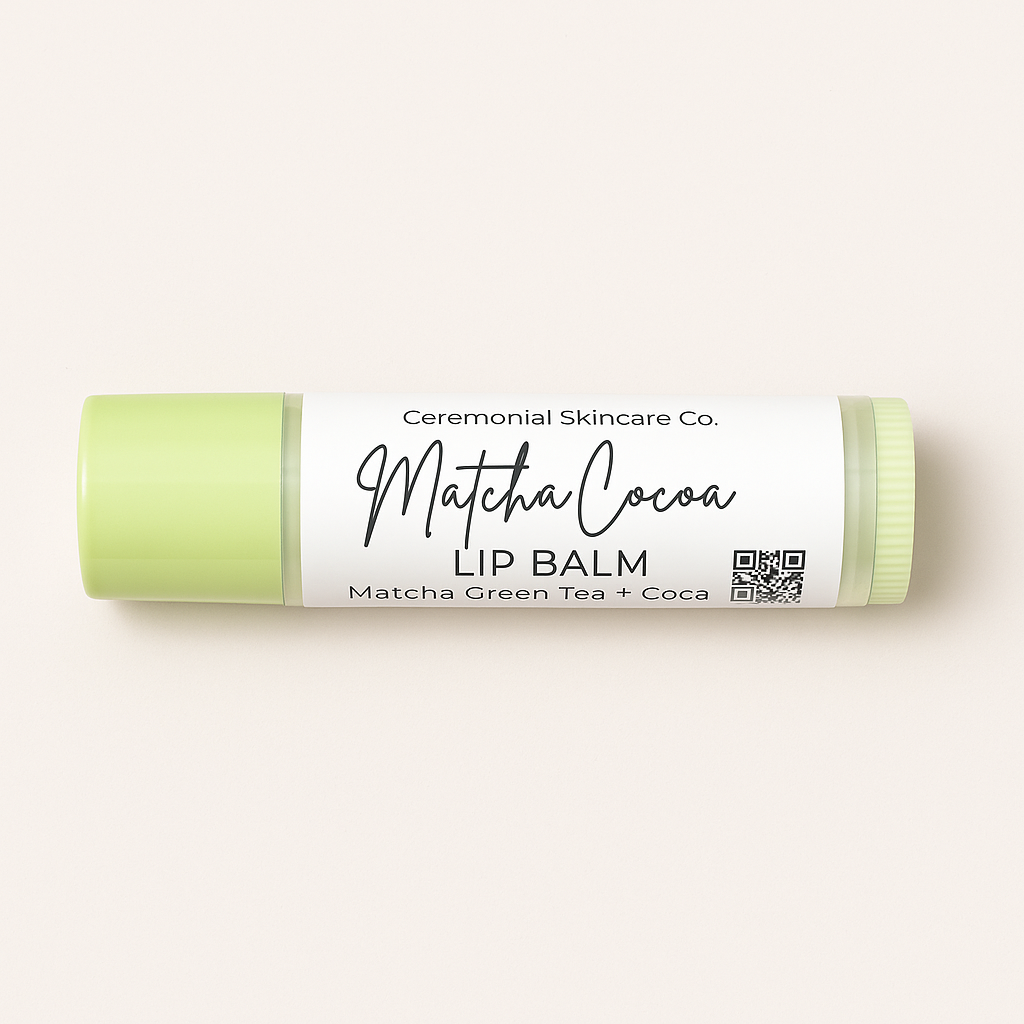 MatchaCocoa Lip Balm