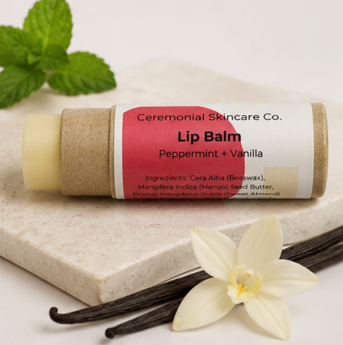 Peppermint Vanilla Lip Balm