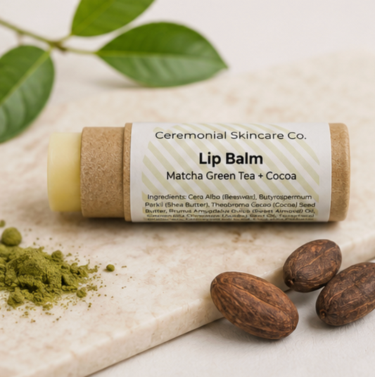 MatchaCocoa Lip Balm